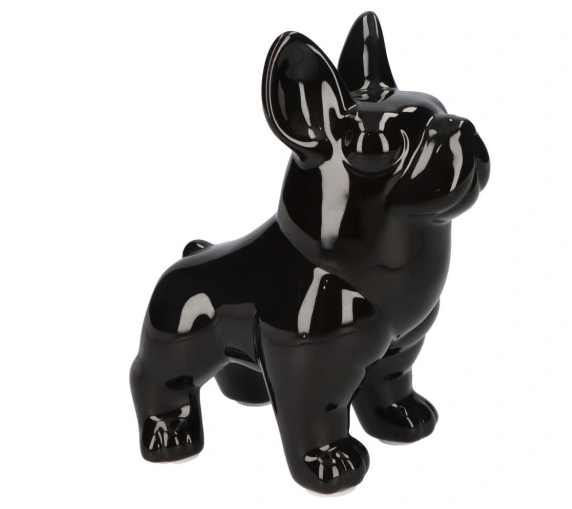 KERAMISK GLAMOUR HUNDEFIGUR