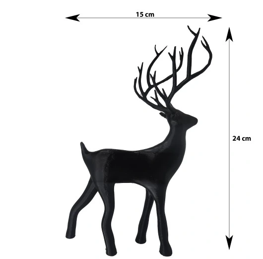 DEER FIGUR I MODERNE STIL TIL STUEN 24CM