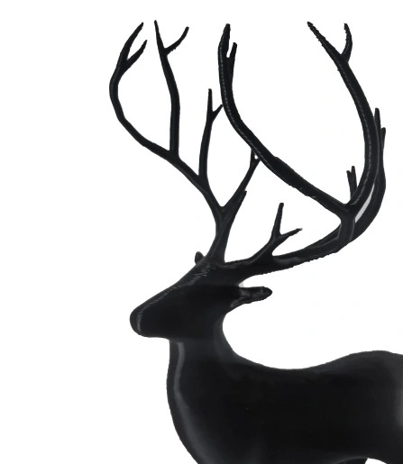 DEER FIGUR I MODERNE STIL TIL STUEN 24CM