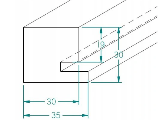 INNRAMMET SPEIL MED 3D-DYBDEEFFEKT 165x65CM