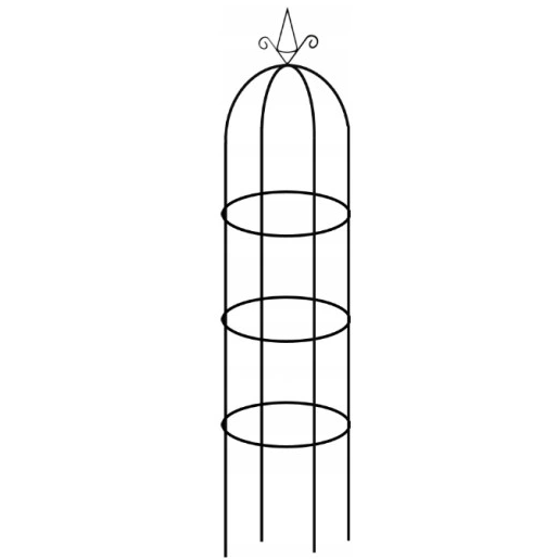 HAGE PERGOLA OBELISK FOR BLOMSTER + ANKER MEDFØLGER 190CM