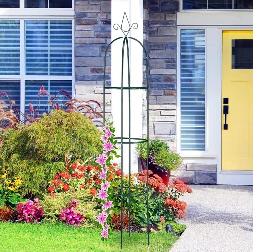 HAGE PERGOLA OBELISK FOR BLOMSTER + ANKER MEDFØLGER 190CM