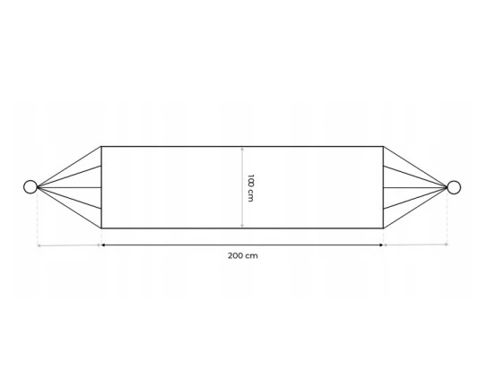 HAGEHENGEKØYE BOHO STERK 100x200 150kg