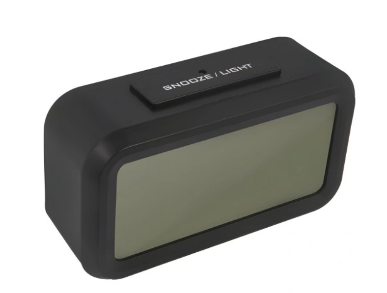 DIGI TIME: MODERNE LED DIGITAL ALARMKLOKKE I SLANKT 13,6X7,7CM DESIGN