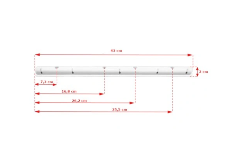 EFFEKTIVT OG PLASSBESPARENDE TAKMONTERT TØRKESTATIV MED 5 STENGER PÅ 130CM - DEN IDEELLE LØSNINGEN FOR TØRKING AV KLÆRNE DINE