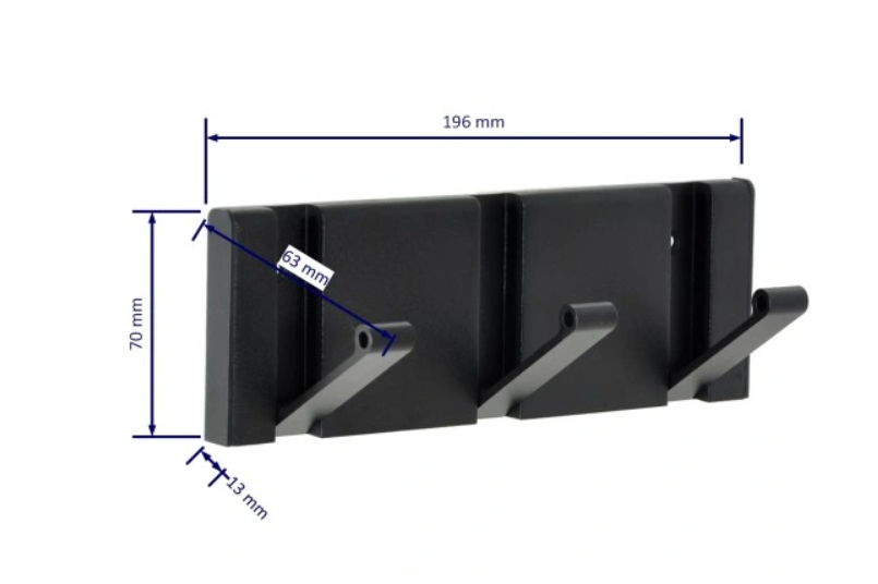 FLEXI FOLD - DEN ALLSIDIGE OG STILIGE VEGGHENGTE HÅNDKLE OG KLESHENGER MED 3 KROKER