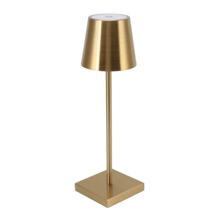 GOLDEN LIGHT 38CM LED BORDLAMPE - TRÅDLØS|MODERNE OG ELEGANT