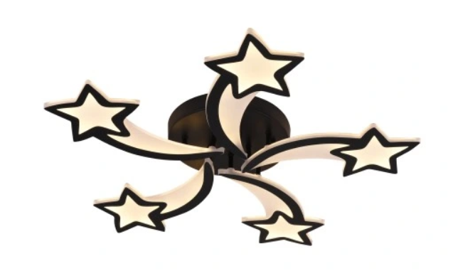 EKSKLUSIV DESIGNER TAKLAMPE "STARS" | STJERNEINSPIRERT TAKLAMPE MED FANTASTISK BELYSNINGSEFFEKT