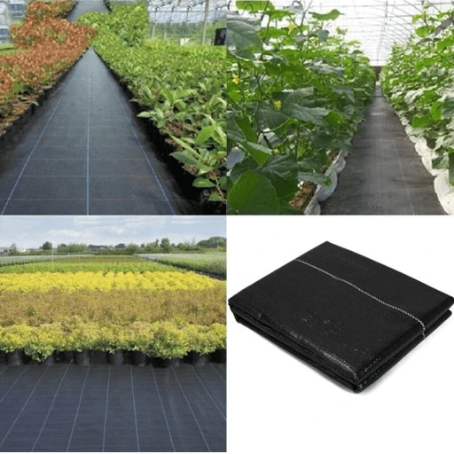 AGROTEKSTILMATTE 0,8X50M + 50 PINNER 70g/m2 - BoskaHome1