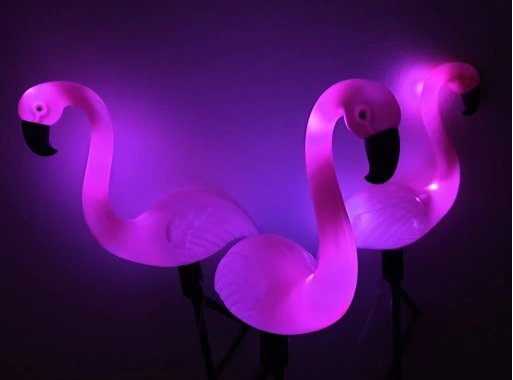 SOLARLAMPE FLAMINGO LED 3STK