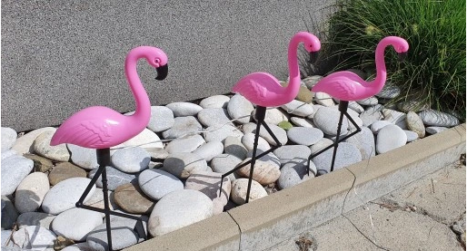 SOLARLAMPE FLAMINGO LED 3STK