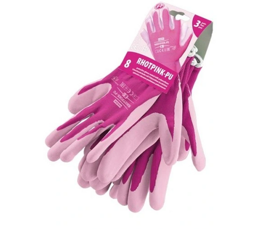 ARBEIDS-VERNEHANSKER PINK 3 PAR